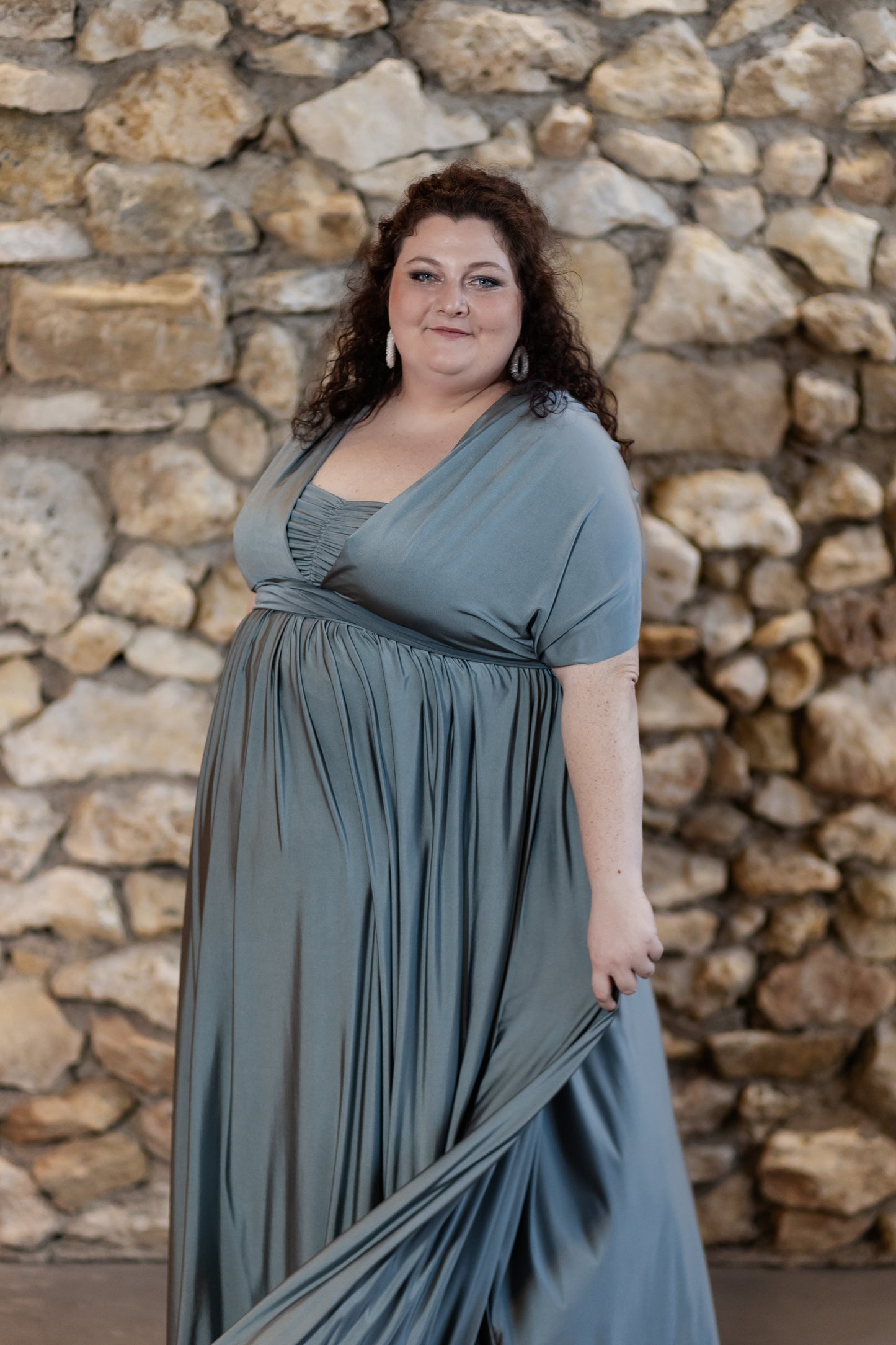 Wickelkleid Titanium Plussize