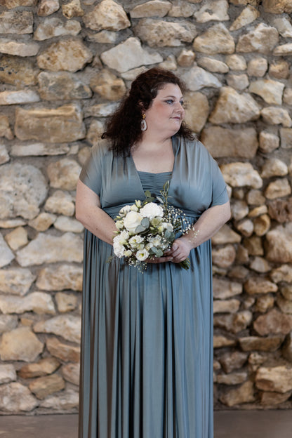 Wickelkleid Titanium Plussize