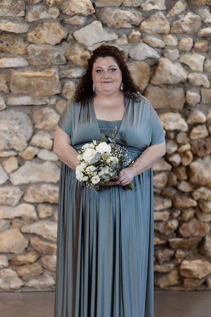 Wickelkleid Titanium Plussize